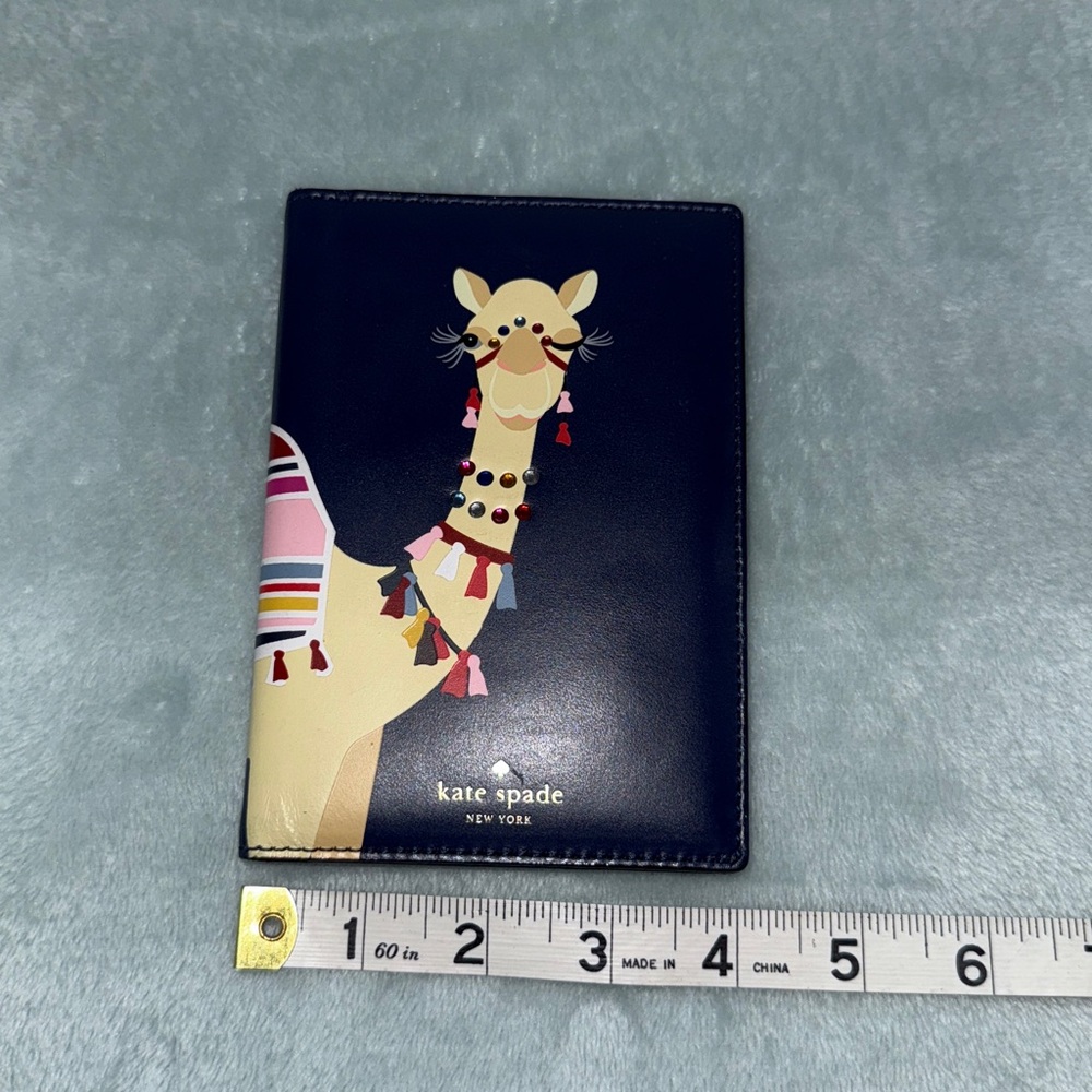 kate spade New York Spice Things Up Camel passport case. - Picture 4 of 13